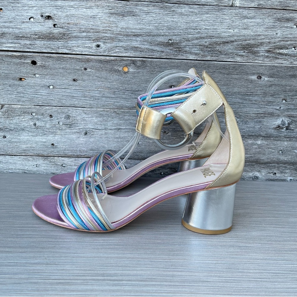 PAIGE Felicity Block Heel Sandals - Picture 2 of 10